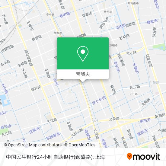 中国民生银行24小时自助银行(颛盛路)地图