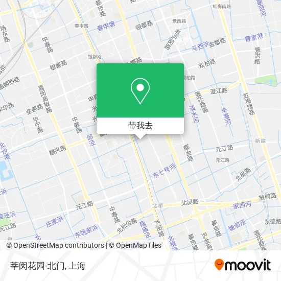 莘闵花园-北门地图