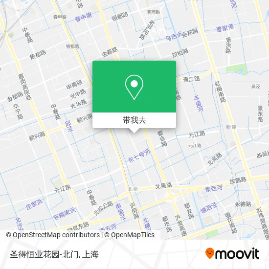 圣得恒业花园-北门地图
