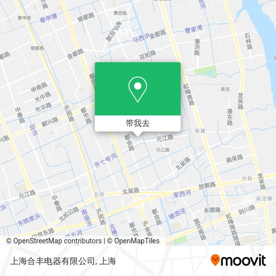 上海合丰电器有限公司地图