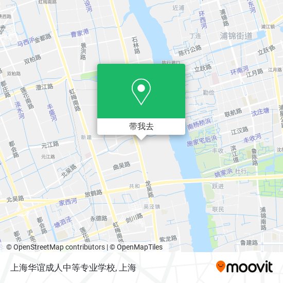 上海华谊成人中等专业学校地图