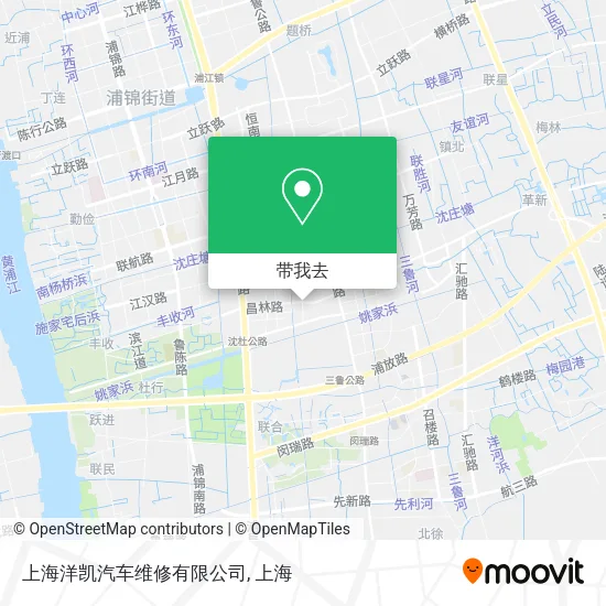 上海洋凯汽车维修有限公司地图
