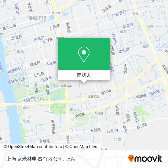 上海克米林电器有限公司地图