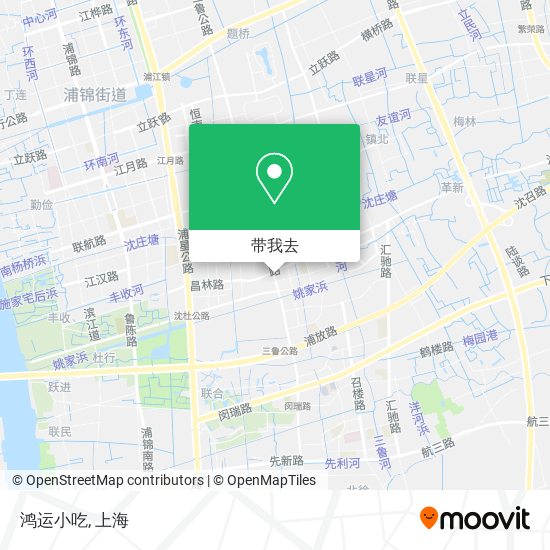 鸿运小吃地图