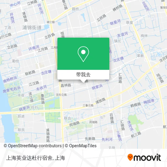 上海英业达杜行宿舍地图