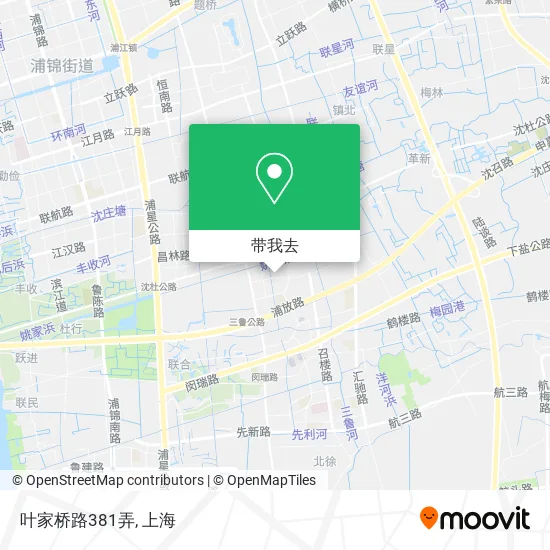 叶家桥路381弄地图