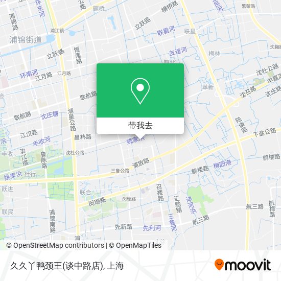 久久丫鸭颈王(谈中路店)地图