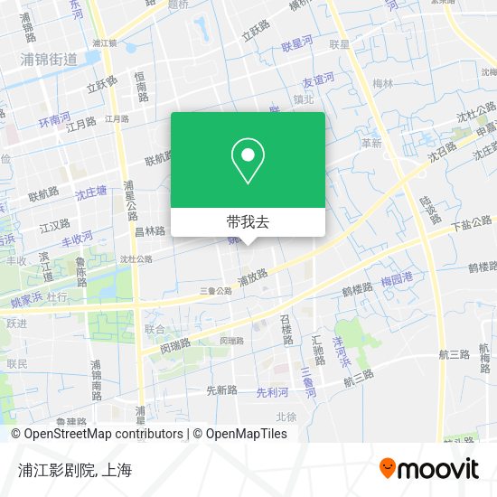 浦江影剧院地图