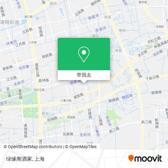 绿缘阁酒家地图