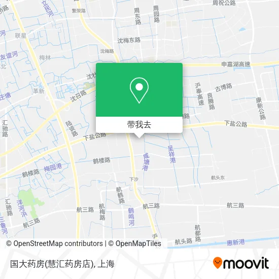 国大药房(慧汇药房店)地图