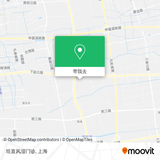 坦直风湿门诊地图