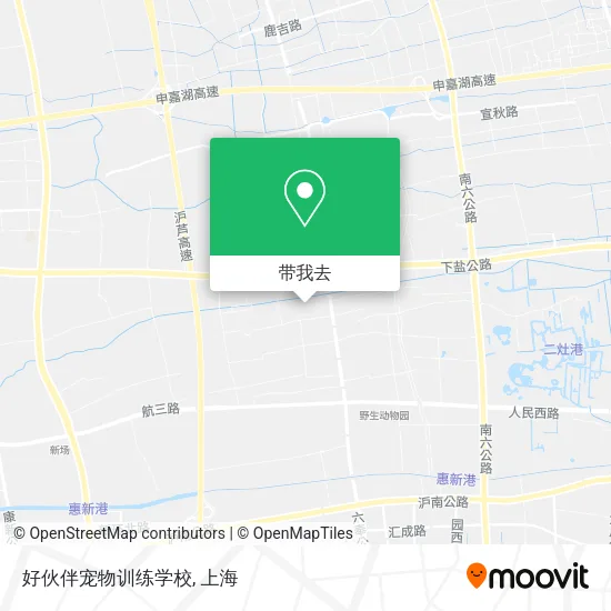 好伙伴宠物训练学校地图
