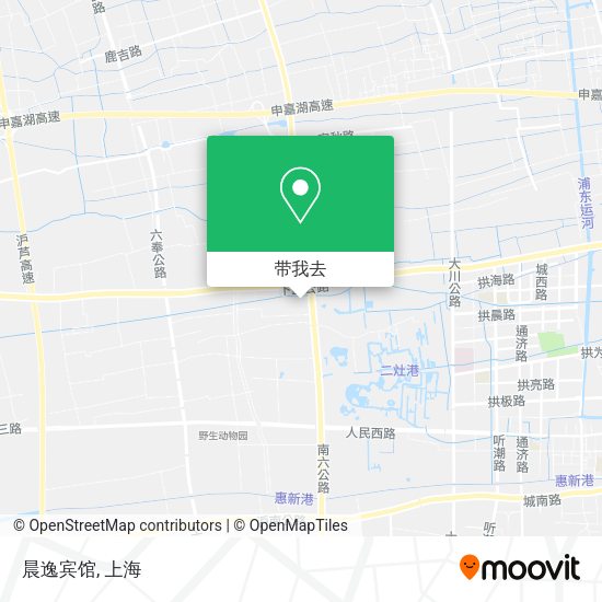 晨逸宾馆地图