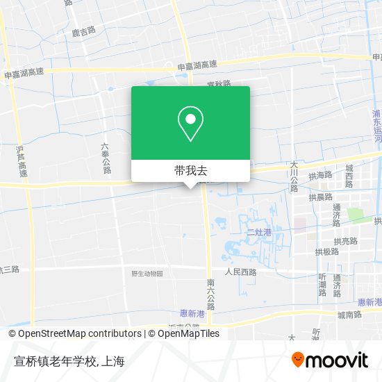 宣桥镇老年学校地图