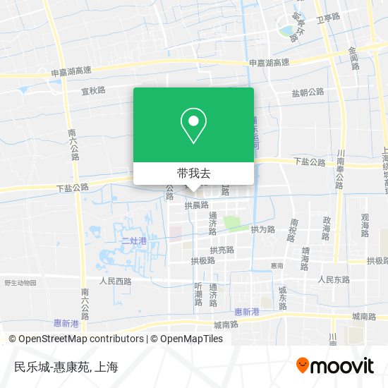 民乐城-惠康苑地图