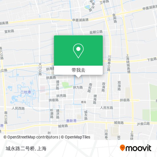 城永路二号桥地图