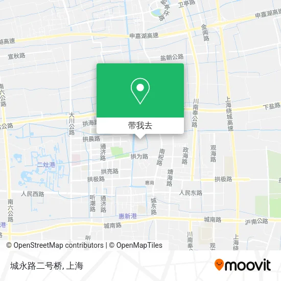 城永路二号桥地图