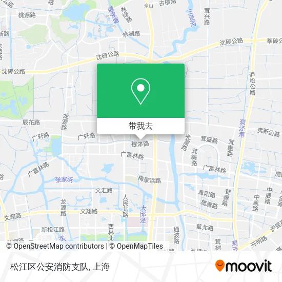 松江区公安消防支队地图