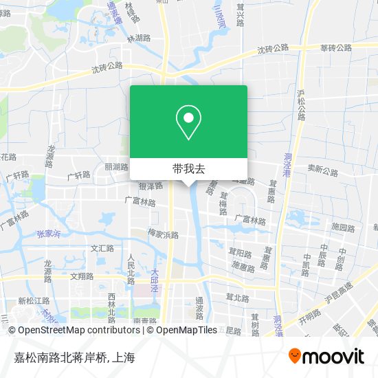 嘉松南路北蒋岸桥地图