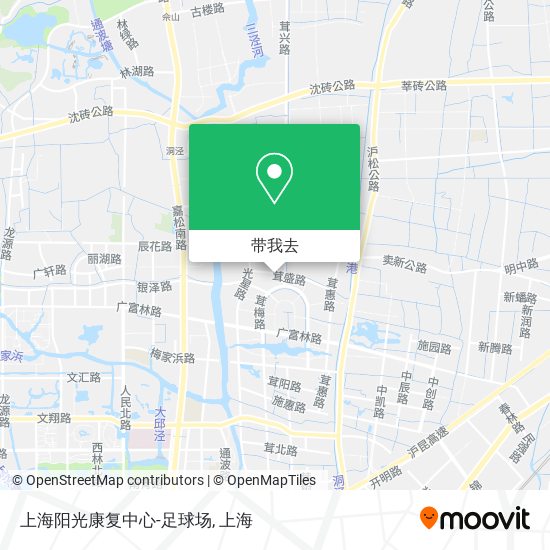 上海阳光康复中心-足球场地图