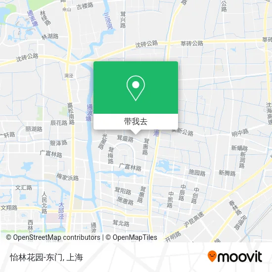 怡林花园-东门地图