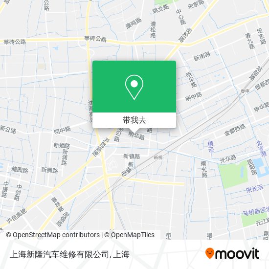 上海新隆汽车维修有限公司地图