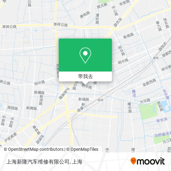 上海新隆汽车维修有限公司地图