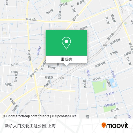 新桥人口文化主题公园地图