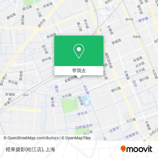 橙果摄影(松江店)地图
