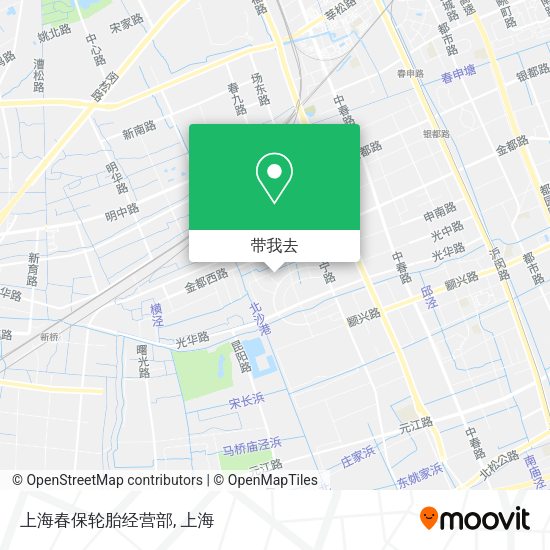 上海春保轮胎经营部地图