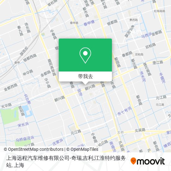 上海远程汽车维修有限公司-奇瑞,吉利,江淮特约服务站地图