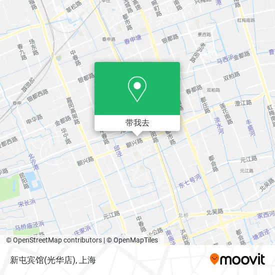 新屯宾馆(光华店)地图