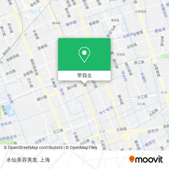 水仙美容美发地图