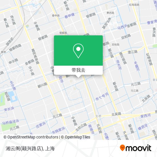 湘云阁(颛兴路店)地图