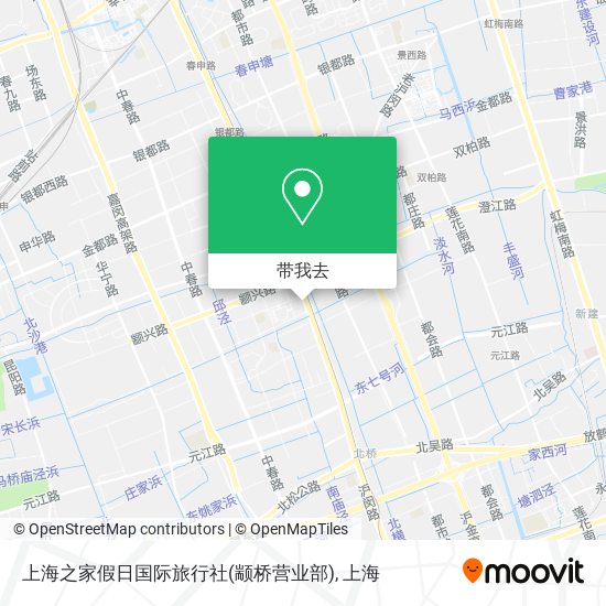 上海之家假日国际旅行社(颛桥营业部)地图
