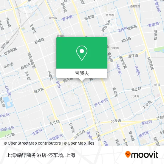上海锦醇商务酒店-停车场地图
