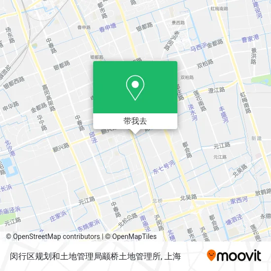 闵行区规划和土地管理局颛桥土地管理所地图
