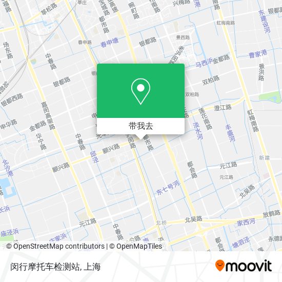 闵行摩托车检测站地图