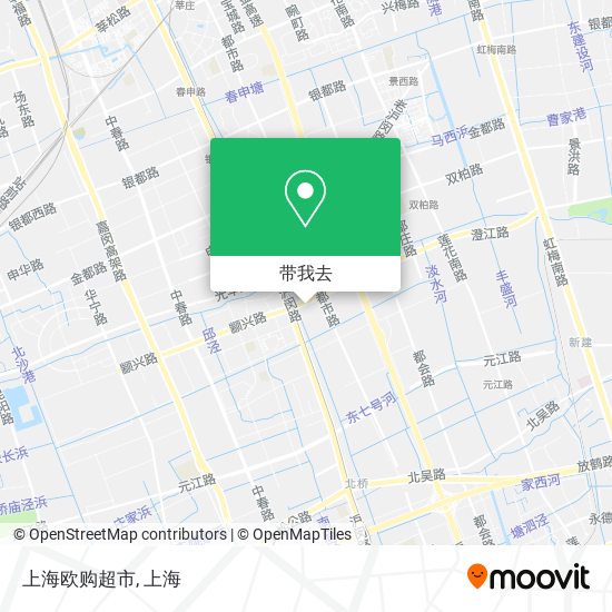 上海欧购超市地图