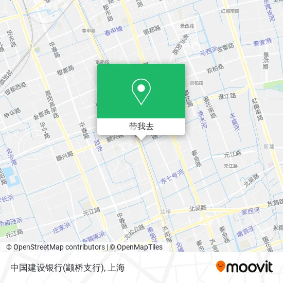 中国建设银行(颛桥支行)地图