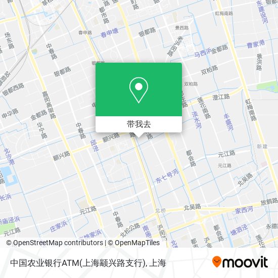 中国农业银行ATM(上海颛兴路支行)地图