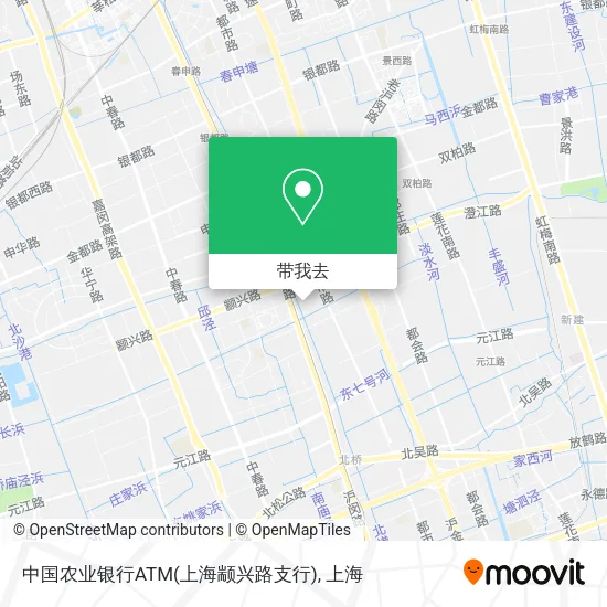 中国农业银行ATM(上海颛兴路支行)地图