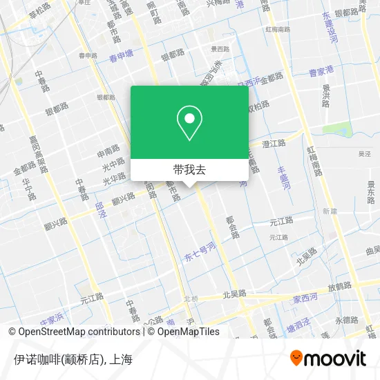 伊诺咖啡(颛桥店)地图