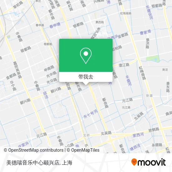 美德瑞音乐中心颛兴店地图