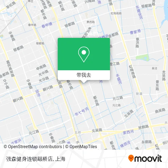 强森健身连锁颛桥店地图