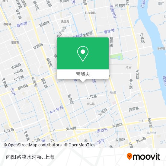向阳路淡水河桥地图