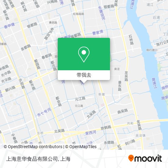上海意华食品有限公司地图