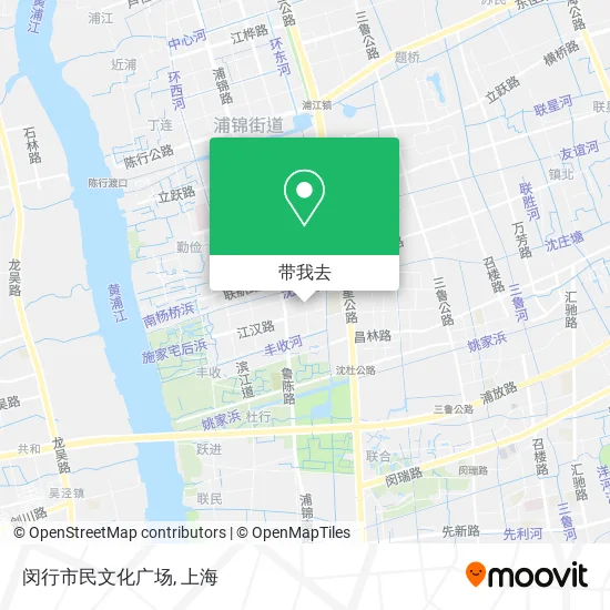 闵行市民文化广场地图