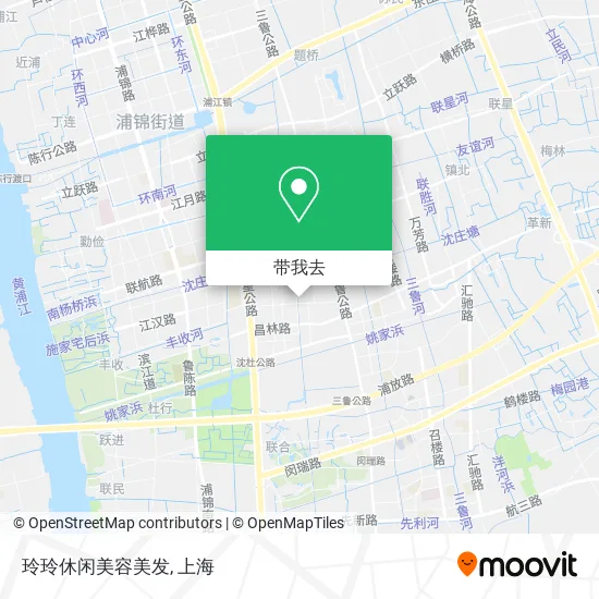 玲玲休闲美容美发地图