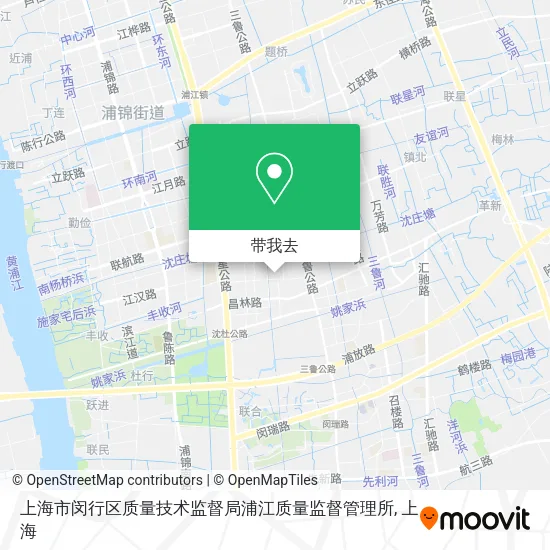 上海市闵行区质量技术监督局浦江质量监督管理所地图